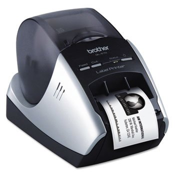 New-Brother QL570 - QL-570 Professional PC Label Printer, 68 Labels/Min, 5-3/10w x 5-3/5d x 8-1/5h - BRTQL570