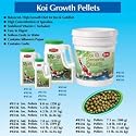 Imperial Garden Products OSI Koi Growth Pellets with Spirulina Floating Fish Food Medium 1.1lb