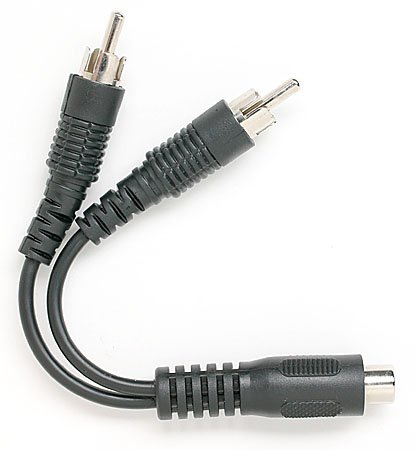 Arista 18-003 Y Adapter - 2 RCA Male to 1 RCA Female