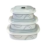 CorelleCoordinatesSimpleLines6-PieceMicrowaveCookwareSet
