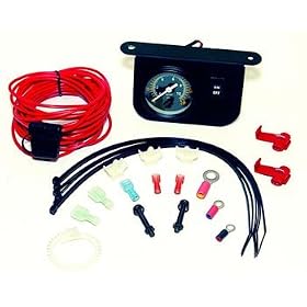 VIAIR 10061 Illuminated Dash Panel Gauge Kit, 20 amp