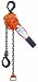 CM Series 653 Lever Hoist, Hook Mount, 3/4 Ton Capacity, 5