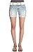 WallFlower Juniors Luscious Curvy Mid Thigh Denim Shorts