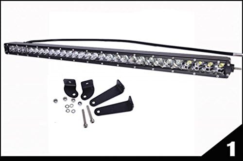 Yuema 31" 150w 14800LM 30Leds Single Row Led Light Bar Spot Flood Combo Off road Waterproof