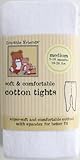 Cotton Tights for Baby, White, 0-9 months