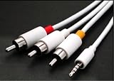 MTD iPOD VIDEO / HIFI CABLE, 3.5mm RCA to AUDIO VIDEO AV TV Cable for IPOD Video Photo Nano Mini