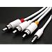 iPOD VIDEO / HIFI CABLE, 3.5mm RCA to AUDIO VIDEO AV TV Cable for IPOD Video Photo Nano Mini