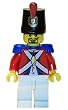 Imperial Soldier (Shako Hat, Black Goatee) - LEGO Pirates Minifigure Imperial Soldier (Shako Hat, Black Goatee) - LEGO Pirates Minifigure