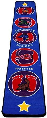 Learning Carpets - Activity Educational Floor Mats for Children - Jumping Quarter 1/4 Turn