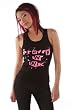 Cartel Ink Pretty In Ink Ladies Sexy Ribbed Beater Tank Top