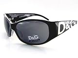 Dolce & Gabbana D&G 3008 547/87 Sunglasses 60-16-125 Grey Lense Black Frame