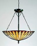 Four-Light Tiffany Pendant from Destination Lighting