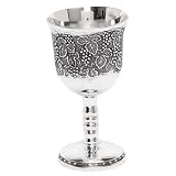 Kiddush Cup for Shabbat and Jewish Holiday. 5 Silver Plated