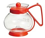 Kalita ティーバッグサーバーN 【電子レンジ用・1～2人用】 300ml レッド #31177