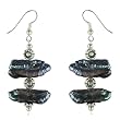 Handmade Pearl & Silver Dangle Earrings