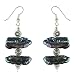 EXP Handmade Pearl & Silver Dangle Earrings