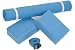 Non Slip Comfortable Set Yoga Mat , 2 Blocks, and Cotton Strap. Pilates, Exercise Mat
