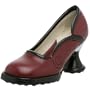 John Fluevog Women's Lily Darling Pump,Red/Black,8.5 M