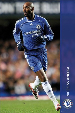 Chelsea- Anelka Sports Poster Print, 24x36
