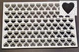Thermo Cookie Cutting Sheet 1-3/4 Heart 95/Sheet
