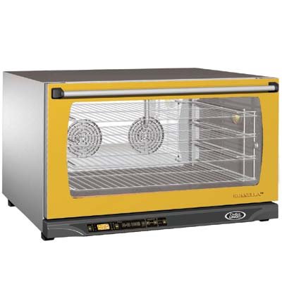 Commercial Convection Oven - Cadco - Full Size - Four (4) Shelf Unit - Humidity Control - Programmable Controls - Auto Reversible Fan - 31.5