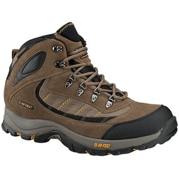 Hi-Tec Men's Natal Mid WP Light Hiking Shoe,Dark Taupe/Taupe/Dijon,13 W