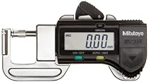 Mitutoyo 700-118-20 Quick Mini Digital Thickness Gauge, Inch/Metric, 0-0.5