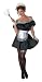 French Maid Costume: Women's Size 12-14