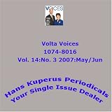Volta Voices, 1074-8016, Vol. 14:No. 3  2007:May/Jun