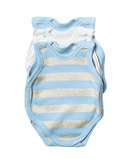 Boys Premature Bodysuits - 3pk