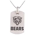 Mens NFL Titanium Dog Tag with Chain- Bears