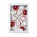 Red and White Christmas Ornaments - Style 37376