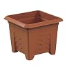 Emsa 985351400 Blumenk�bel, eckig 35 x 35 cm terracotta TERRA GRANDE