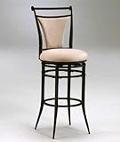 Hillsdale furniture - Hillsdale Cierra Swivel Barstool - Black Finish With  ....