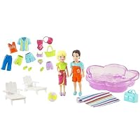 Polly Pocket Poolin' Around Polly and Todd Playset