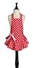 Jessie Steele Children's Bib Josephine Red and Pink Polka Dot Apron