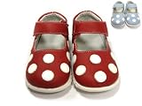 Girl Dress Shoes, Red/Blue, Polka-dot (Toddler/kid/children)