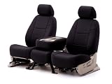 Neoprene Custom Seat Cover 1 Row for all cars, trucks and SUVs Black-Black