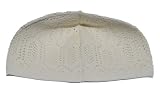Off White Cream One-size Turkish Muslim Islamic Kufi Hat Taqiya Takke Peci Skull Cap