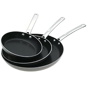 Farberware Nonstick Aluminum 3-Piece Skillet Set