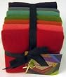 Moda Bright Wool Fabric 8 Squares Bundle Assortment
