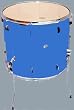 HB Predator Floor Tom 18x16 16 Lug Avalon Blue
