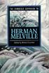 The Cambridge Companion to Herman Melville (Cambridge Companions to Literature)