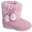 LAMO Australia Sheepskin Suede Pom Pom Women's Boots Pink