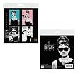 Breakfast At Tiffany's Audrey Hepburn Classic Movie 2x3 Inch Button Fridge Magnets (Set of 4 Large Magnetic Buttons)