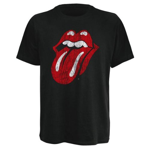 Bravado Herren T-Shirt The Rolling Stones - Classic Tongue, Gr. 48/50 (M), Schwarz (schwar Preisvergleich