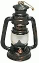Set of 2, Miniature Antique Look Lantern Ornaments 3" (Excellent Detail)