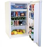 Haier HNSE05 4.6-Cu. Ft. Refrigerator/Freezer, White