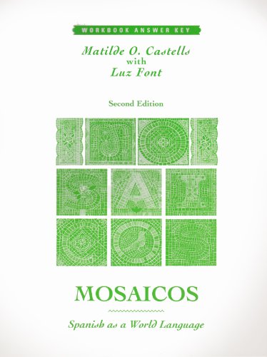 mosaicos spanish as a world language  workbook answer key