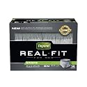 Depend Underwear Real Fit Maximum Absorbency for Men, Small/Medium, 12 Count (Pack of 4)